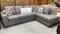 New Canadian made fabric sectional on sale we deliver 