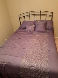 Double Box spring Mattress and Frame