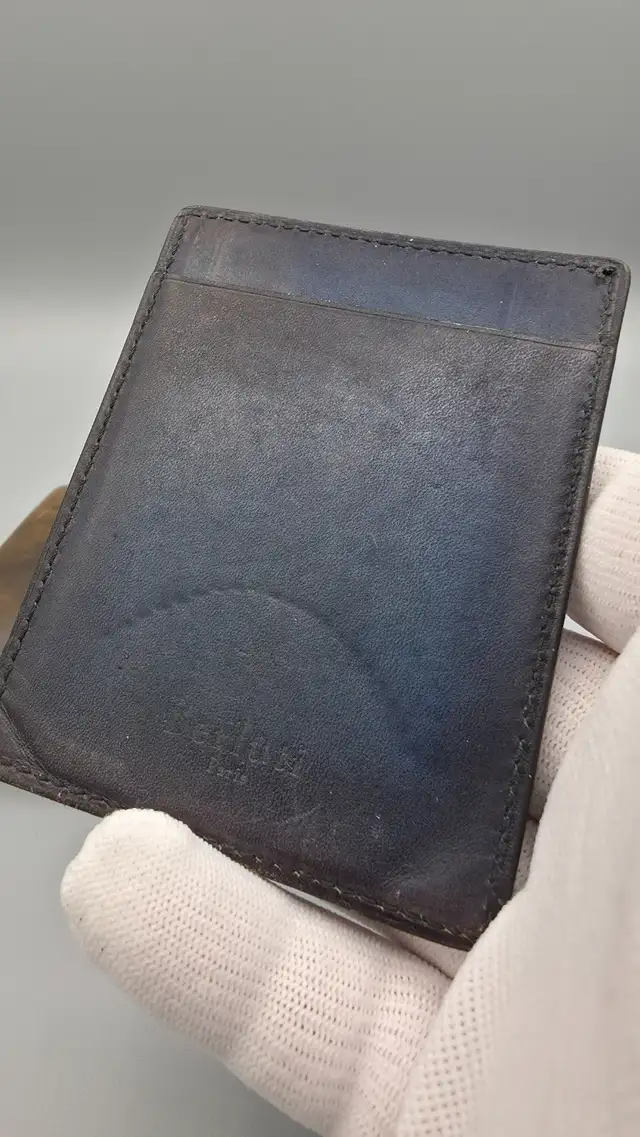 Berluti Scritto Venezia Leather Wallet & Card Holder Set in Men's in Edmonton - Image 4