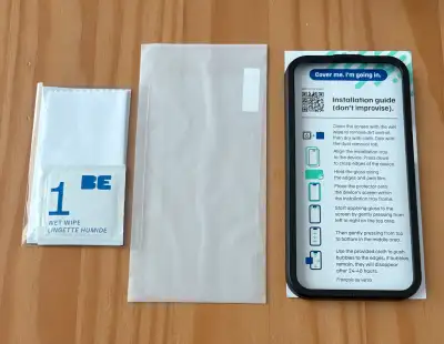 iPhone 16 Tempered glass screen protector, View more