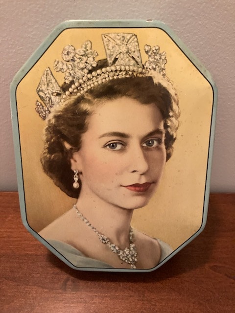 Boîte En Métal Vintage 1930s 'King Of Belgium' - Décorative Japonaise - T313