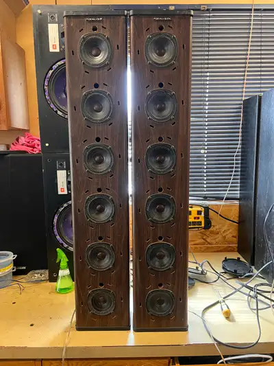 Realistic PA speakers , View more