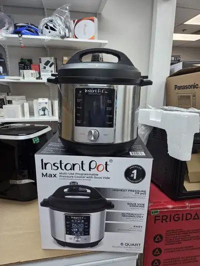 Instant Pot Max 6 Quart Pressure Cooker, View more