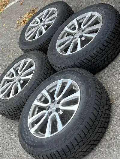 OEM 18"Nissan Murano/Pathfinder/QX60(5x114)+235/65/R18 Goodyear snows+TPMS Set of Authentic 18 inch...