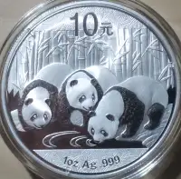 pièce en argent/silver bullion Panda 2013 1 oz .999