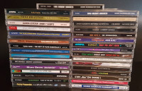 Musique des années 1980-90, 35 CD originaux, comme neufs