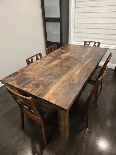 Solid Wood (maple) dining table , View more