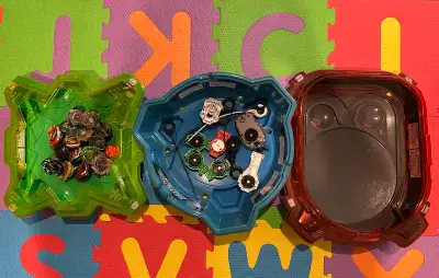 Beyblade (Launchers, Beyblades and Arenas), View more