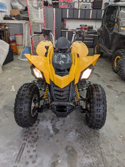 Well-maintained kids’ quad, perfect for beginners or casual trail riding. 250cc 4-stroke engine – pl...