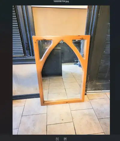 Vintage Pine Mirror Frame, View more