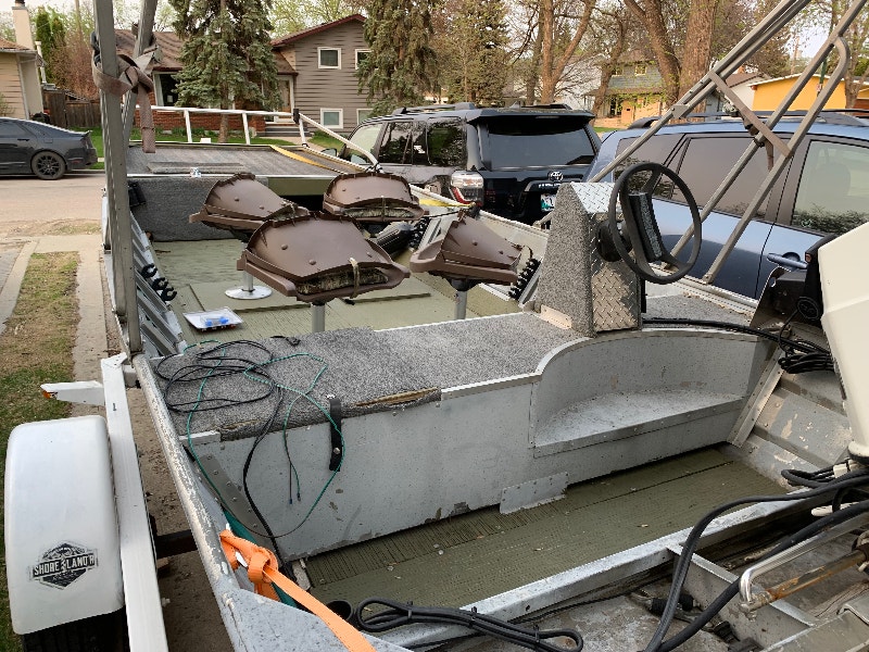 Multipurpose 18ft Aluminum Boat Powerboats & Motorboats Kenora Kijiji