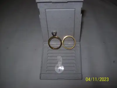 CZ Wedding ring set #0690, View more