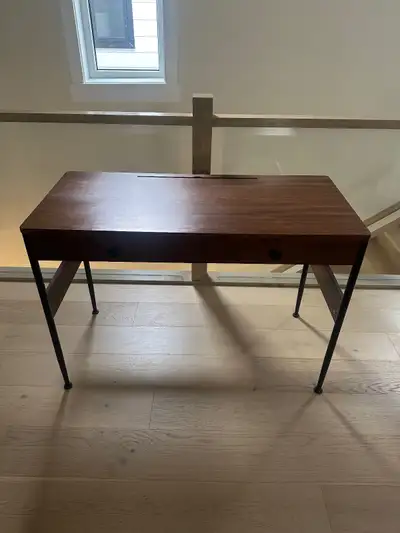 Newberry 43.25" walnut desk from Article, View more