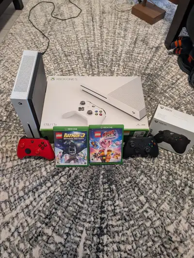 X box one S 1TB with contollers, View more