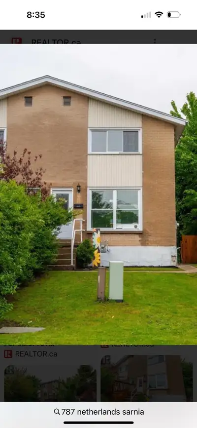 3 bed 2 bath with large fenced yard in a quiet cul de sac. $1900 plus utilities Text Jamie 519-464-8...