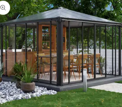 Brand New 12x12 Pelram Ledro Full Enclosed Solarium Multiple Use Elevate your outdoor living with th...