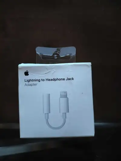 Lightning to headphones jack Adapter , View more