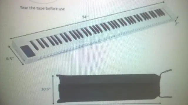 2 in 1 Attachable Digital Piano Keyboard 88/44 Touch sensitive in Pianos & Keyboards in Bedford - Image 3