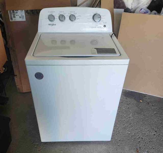 Whirlpool White Top-Load Washer (4.4 Cu. FT. IEC) - WTW4855HW in Washers & Dryers in Calgary