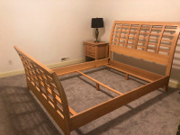 The Brick Queen bedroom set with 2 nightstands