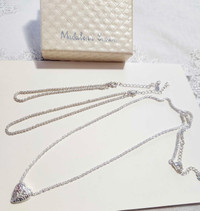 Silver 925 set (Necklace +bracelet+anklet) brand new with box