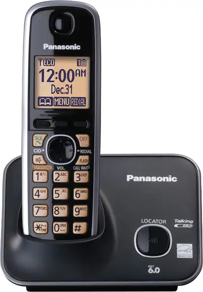 Phone: Panasonic DECT 6.0 base plus 3 Expandable Single Handset, View more