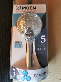 New Moen handheld showerheads 5 settings