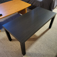 Table de salon longue IKEA noir