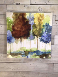 ART SALE - NEW 24”x24” watercolour tree print