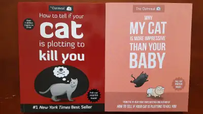 CATS! How to Tell If Your Cat Is Plotting to Kill You (Lot of 2), View more