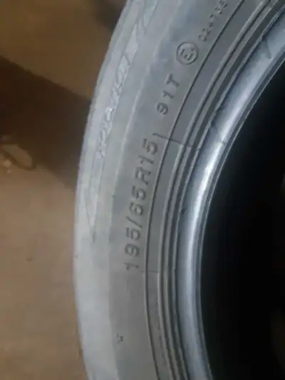 3 winter tires with decent tread left. 50.00 obo