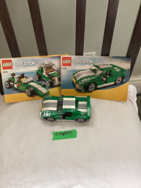 Lego Hot Rod Street Speeder set complete 3 in 1 creator 6743