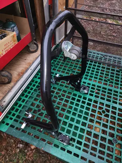 Motorcycle Racing Stand For The Rear With 6 Wheels Moving Dolly, View more