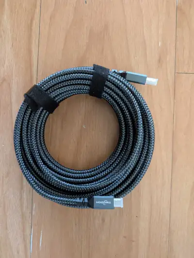 Twozoh Long Micro HDMI to HDMI Cable 10M/30FT, HDMI to Micro HDMI Braided Cord Support 1080p GoPro H...