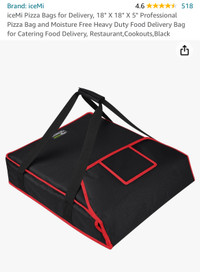 Pizza delivery insulated bag