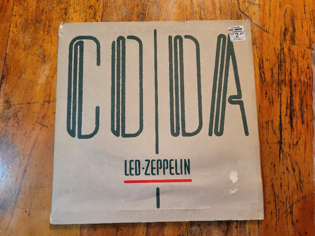 Disque vinyle led zeppelin coda vinyl dans CD, DVD et Blu-ray  à Laval/Rive Nord