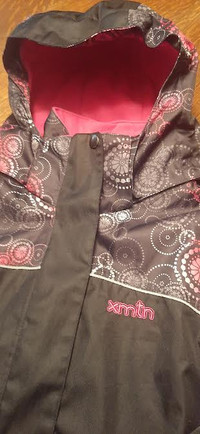 XMTN Girls Winter Jacket w Detachable Hood Thinsulate Size 14