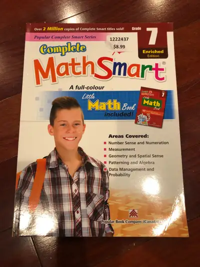 Grade 7 Complete Math Smart Enriched Edition - as new