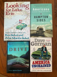 Four travel books