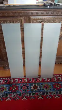 Tablettes en verre pour etagere