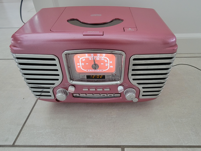 Crosley CR612  CD  Corsair Retro AM/FM Radio Dual Alarm Clock, View more