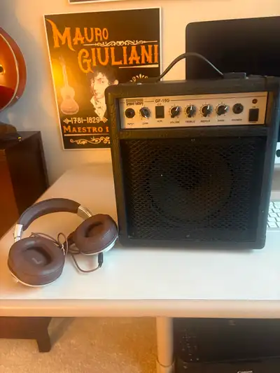 Guitar Amplifier with headphones, View more
