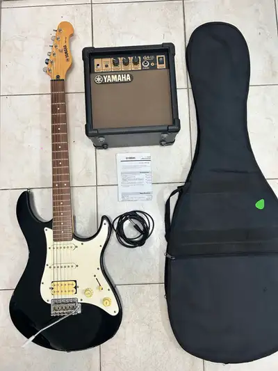 Yamaha EG112 Electric Guitar W Amp Combo starter , View more