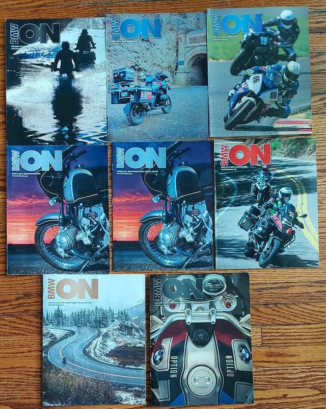 BMW ON MOTORCYCLE MAGAZINE LOT OF 8 in Magazines in City of Toronto