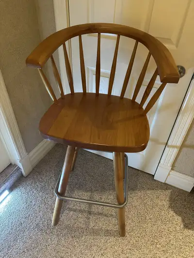 wooden bar stool, View more