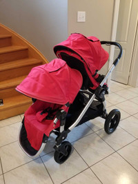 City select double stroller clean fully washed