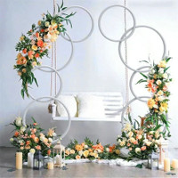 Twin Ring Arch for Wedding or Event Backdrops