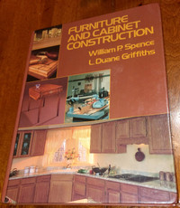 Furniture Cabinet Construction HC Book Unused NOS