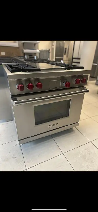 36”WOLF RANGE DUEL FUEL, View more