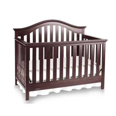 Graco Bryson 4-in-1 Convertible Crib + mattress + Bed Rail Guard, View more
